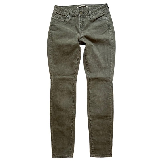 Vince Crop Skinny Ankle Jeans Women’s SZ 28 Olive Green STY:DVOBIA-2991 - Picture 3 of 12